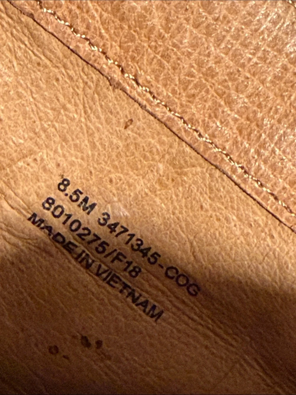 Frye sleek leather